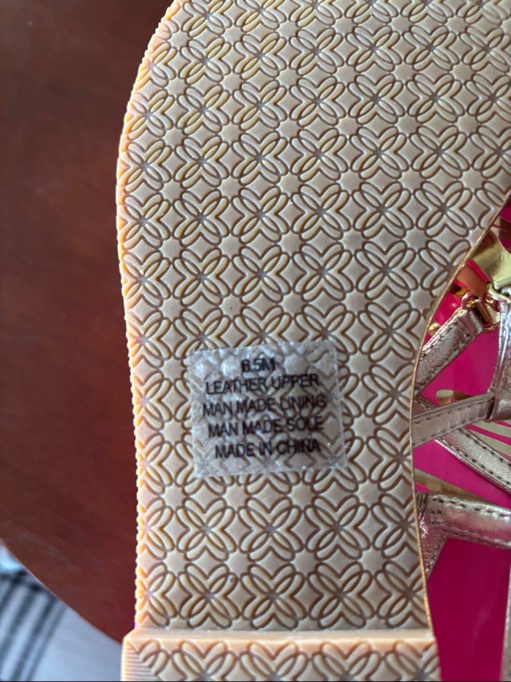 Lilly Pulitzer Leena Sandal in Gold Metallic - Picture 8 of 9